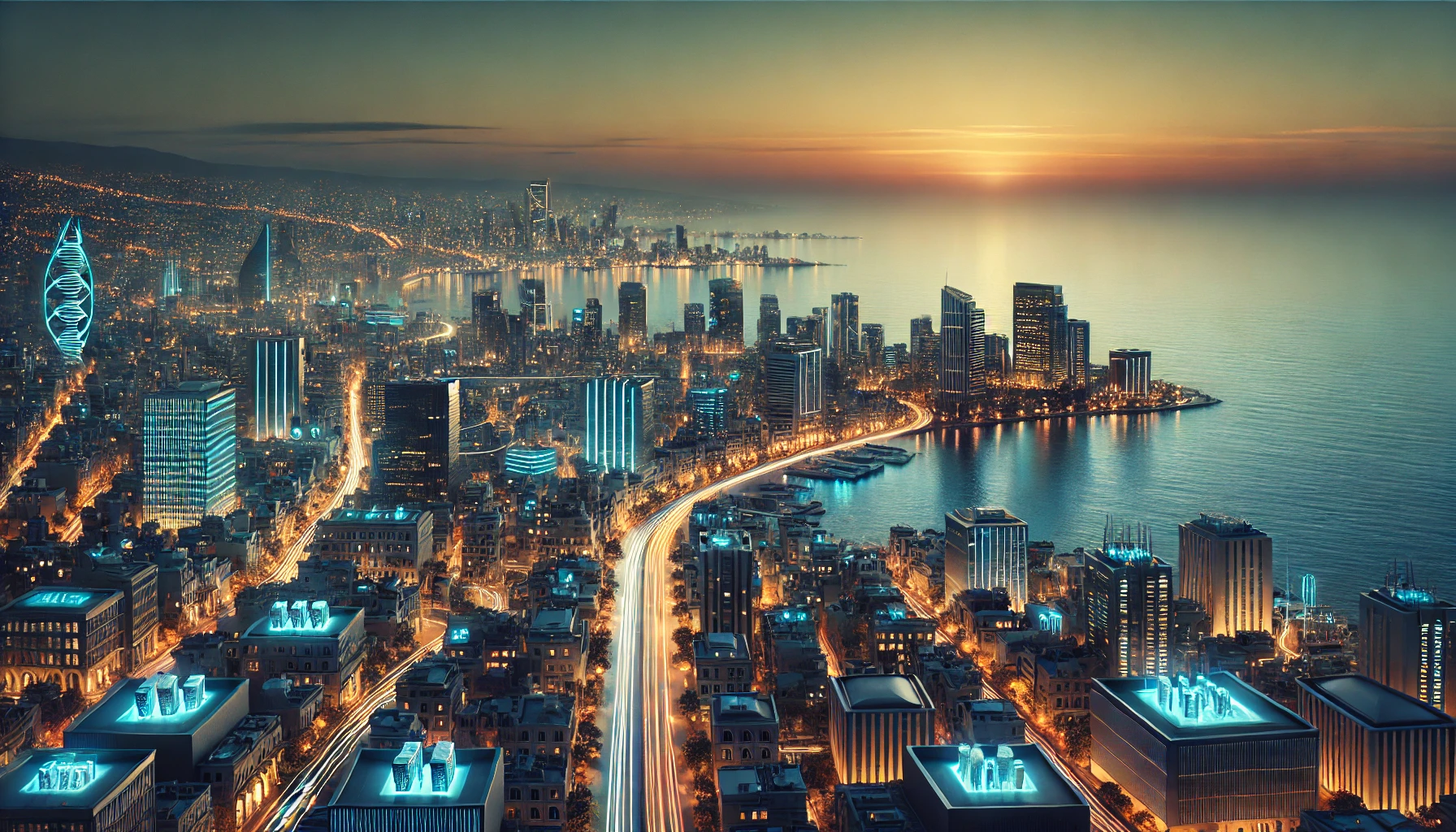 City infrastructure background